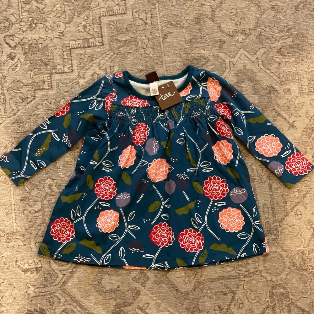 Tea Collection Dress Size 9-12m NWT